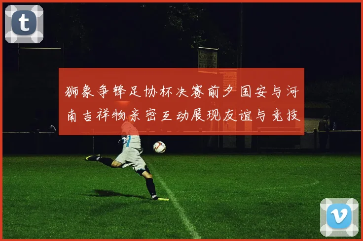 狮象争锋足协杯决赛前夕国安与河南吉祥物亲密互动展现友谊与竞技精神